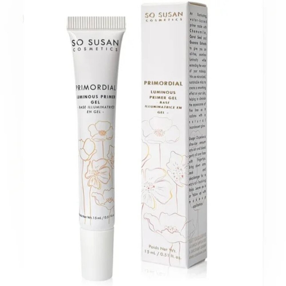 So Susan Cosmetics Primordial Luminous Primer Gel Base 0.5 Fl Oz New in Box